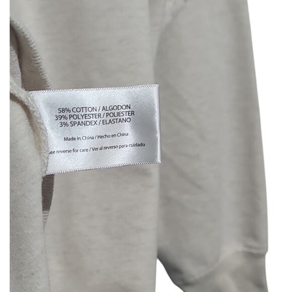 Wildfox Leopard Print Lips Oversized Sweatshirt Womens L Gray Pullover - Picture 4 of 4